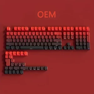 Red Gradient Custom Keycaps set
