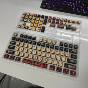 Joker Transparent Poker Card Custom Keycaps set