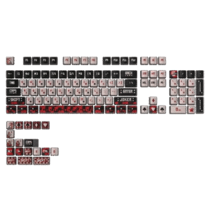 Joker Transparent Poker Card Custom Keycaps set