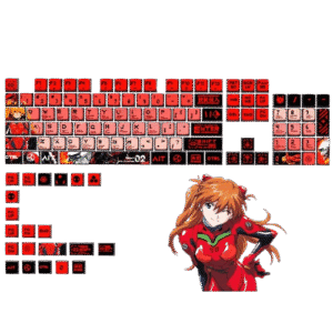 eva02 Custom Keycaps set