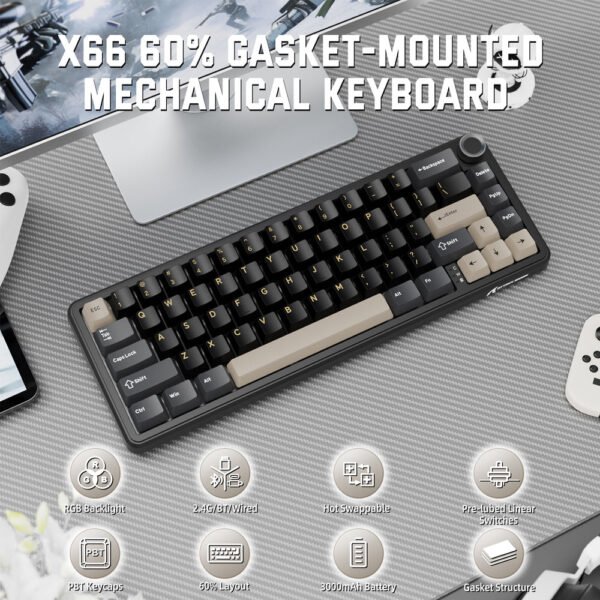 ATTACK SHARK X66 Wireless