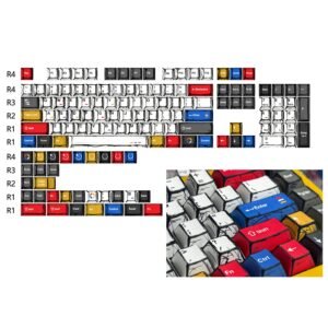 comic line cherry Custom Keycaps set