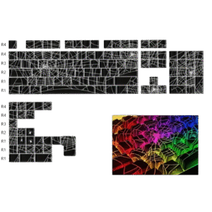 Spider Custom Keycaps set