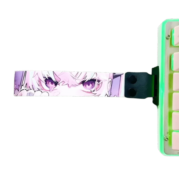 wrist keyboard anime (pink girl)