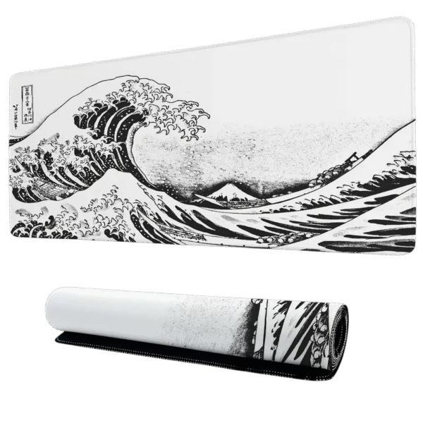 White Great Waves 90x40cm