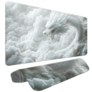 White Dragon Mouse Pad 90x40