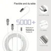 ATTACK SHARK X65HE + Coiled cable (white)