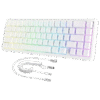 ATTACK SHARK X65HE + Coiled cable (white)