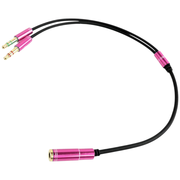 3.5mm Headphone Splitter Cable for Computer