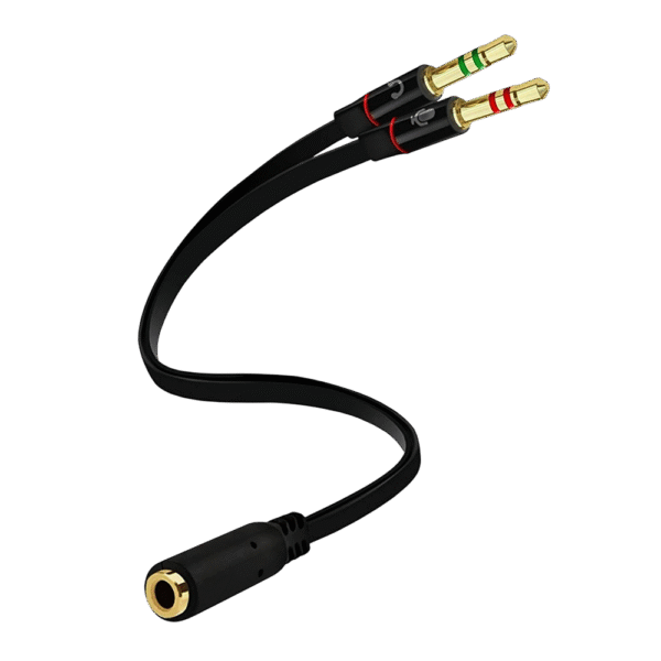 3.5mm Headphone Splitter Cable for Computer