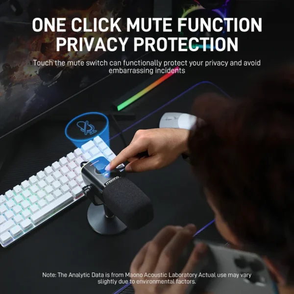 PD100X_USB_XLR_Podcasting_microphone_03 MAONO PD100X (Black)