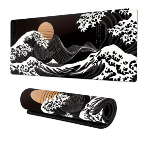 MOUSEPAD Black wave 90x40cm