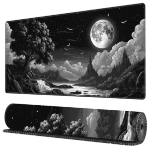 MOUSEPAD Grey forest Moon 90x40cm