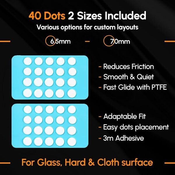 1Esports Tiger ICE V2 DIY Dots Mouse Feet / Skates