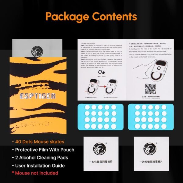 1Esports Tiger ICE V2 DIY Dots Mouse Feet / Skates