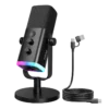 FIFINE-ampligame-AM8-dynamic-microphone-black-usb-cable-front FIFINE AmpliGame AM8