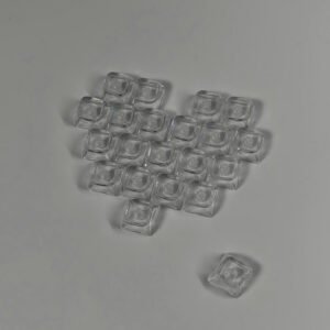 Keycaps white & transparent  (21 pcs)