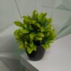 4 pcs Artificial Potted Plants (black/green)