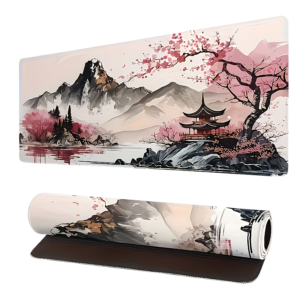 MOUSEPAD water color cherry blossoms 90x40cm