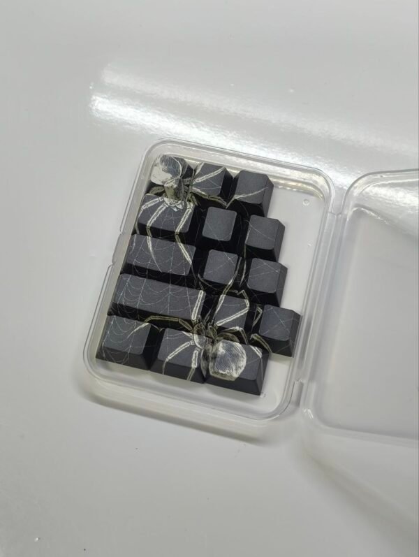 Keycaps 2D Spider Black (15 pcs)