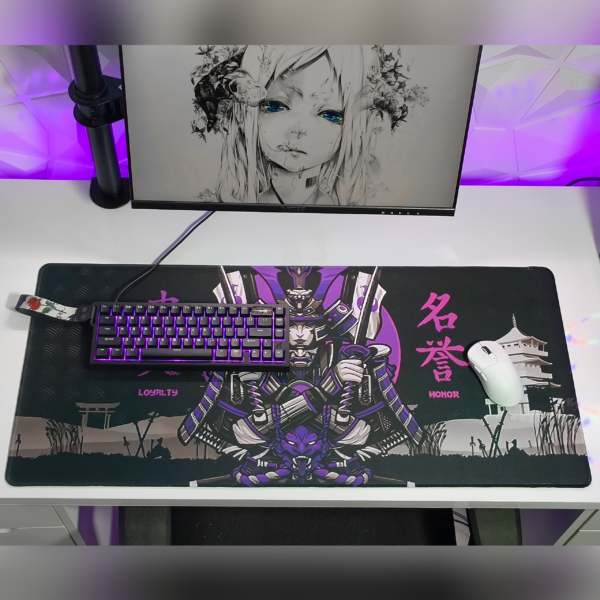 MOUSEPAD japanese samurai anime 90x40cm