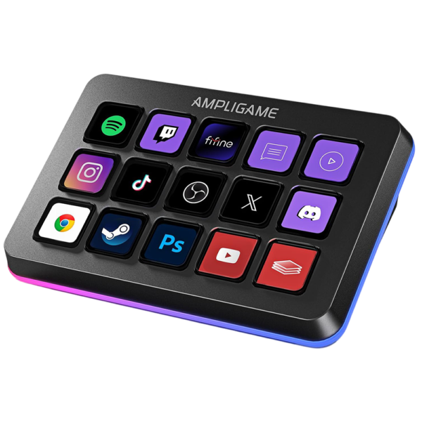 FIFINE AmpliGame D6 Stream Controller Deck with RGB