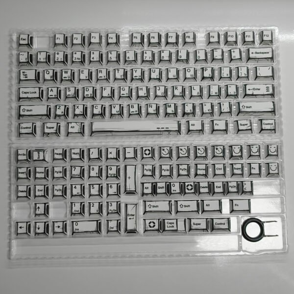 Keycaps Comics (white)