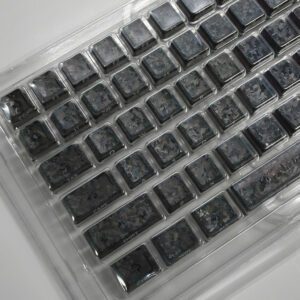 KEYCAPS Carbon fibre (black)