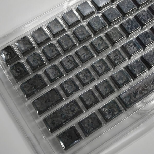 KEYCAPS Carbon fibre (black)