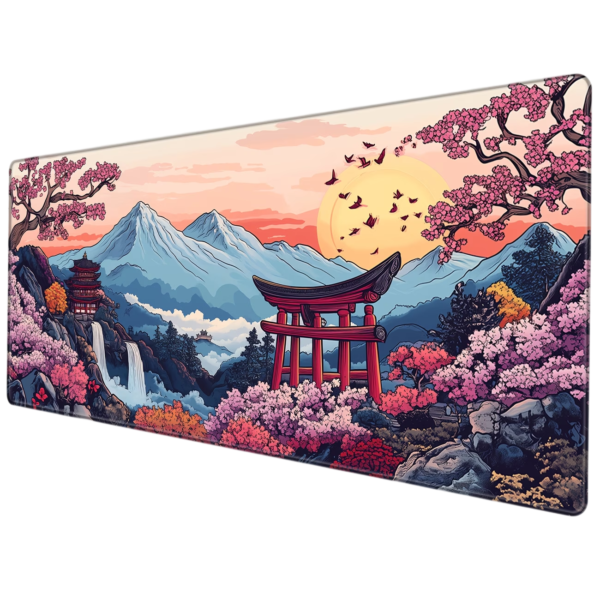 MOUSEPAD anime forest 90x40cm