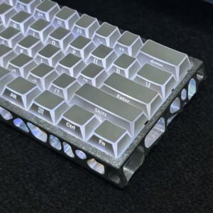KEYCAPS transparent white