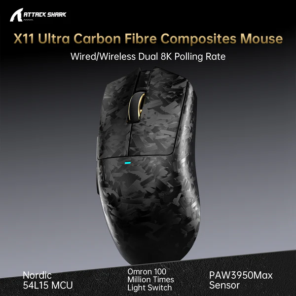 ATTACK SHARK X11 ULTRA Carbon Fiber