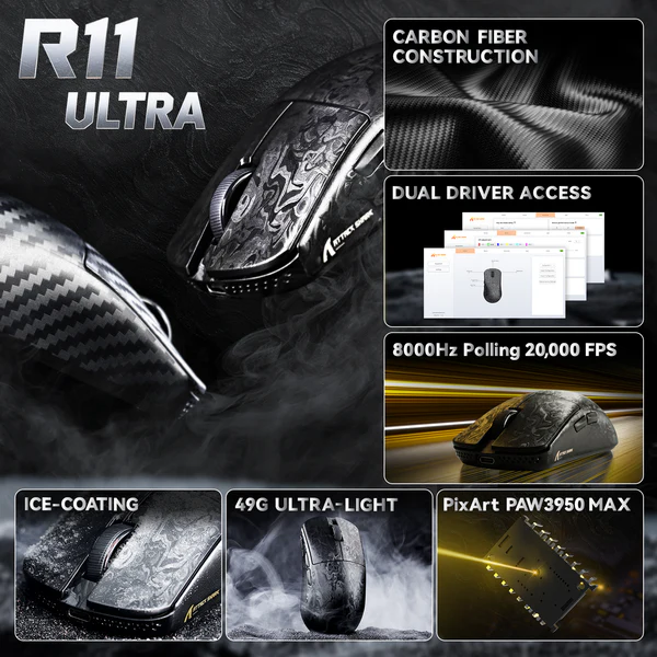 ATTACK SHARK R11 ULTRA Carbon Fiber