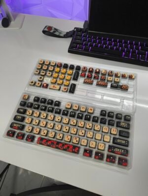 Joker Transparent Poker Card Custom Keycaps set