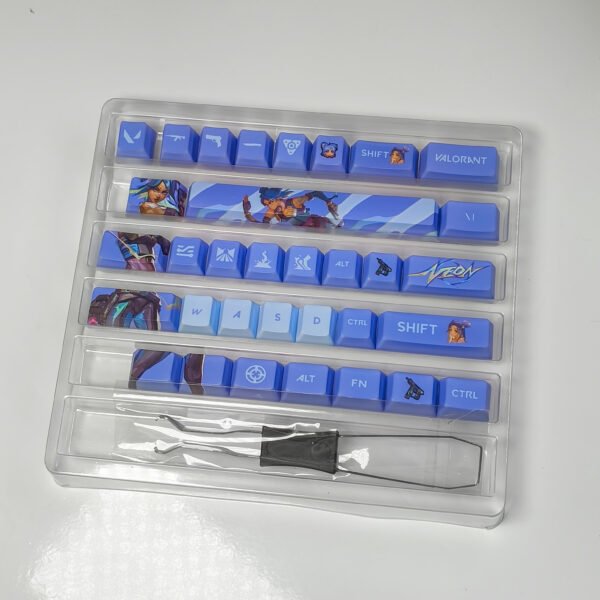 Keycaps Valorant neon (29 keys)