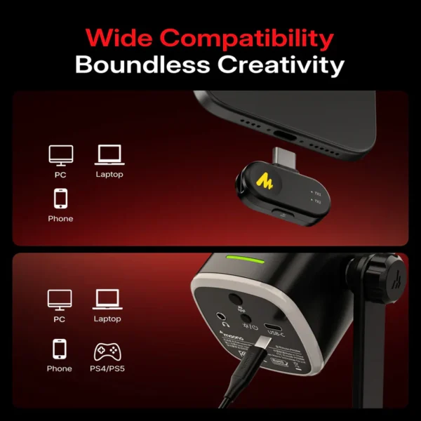 Maono PD100W wireless