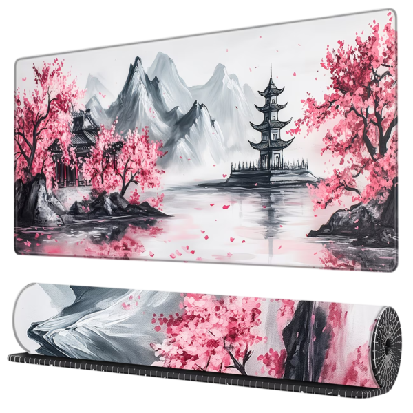 MOUSEPAD Watercolor Cherry blossoms 90×40 cm