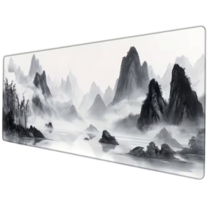 MOUSEPAD Black & white landscape 90×40 cm