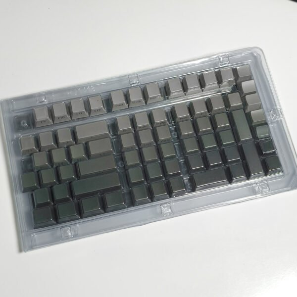Gray Gradient Custom Keycaps set (104 keys)