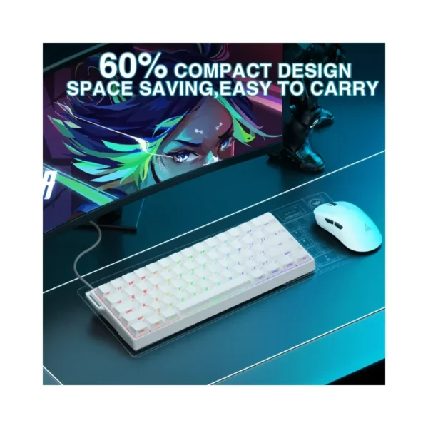 AULA WIN60 HE Wired (white)