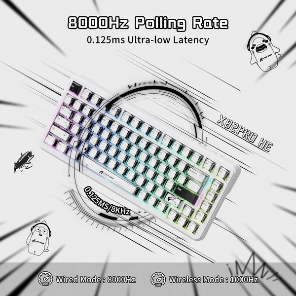 ATTACK SHARK X82 PRO HE Wireless Magnetic Switch