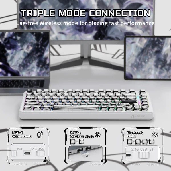 ATTACK SHARK X82 PRO HE Wireless Magnetic Switch