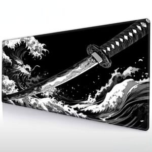 photo_2026-10-08_20-01-26 MOUSEPAD black ocean wave & japanese katana