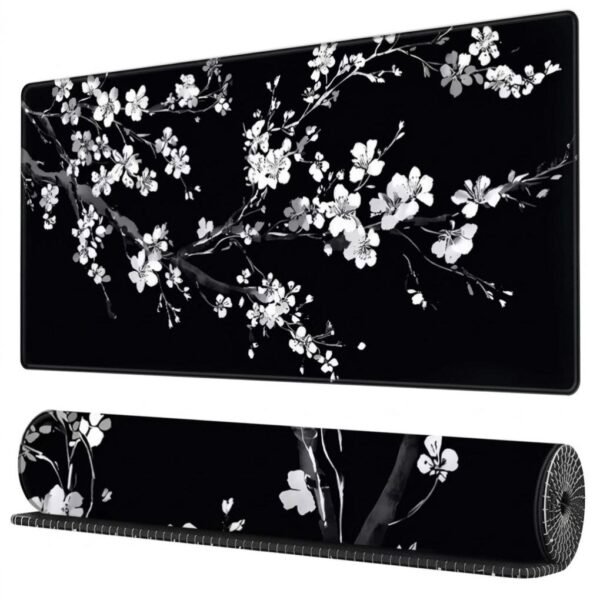 MOUSEPAD Black & White cherry blossom