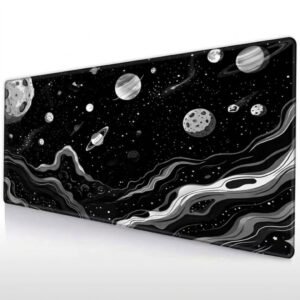 MOUSEPAD Black & White Galaxy space