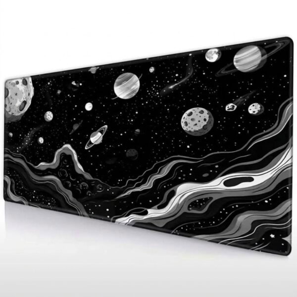 MOUSEPAD Black & White Galaxy space